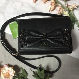 KATE SPADE NWT Avva Manor Place Crossbody in Black